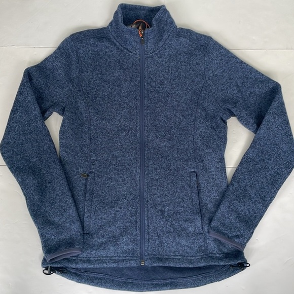 Orvis Women’s Outdoor Performance Blue Marled Sweater Fleece Comfort Classic XS - Picture 11 of 16